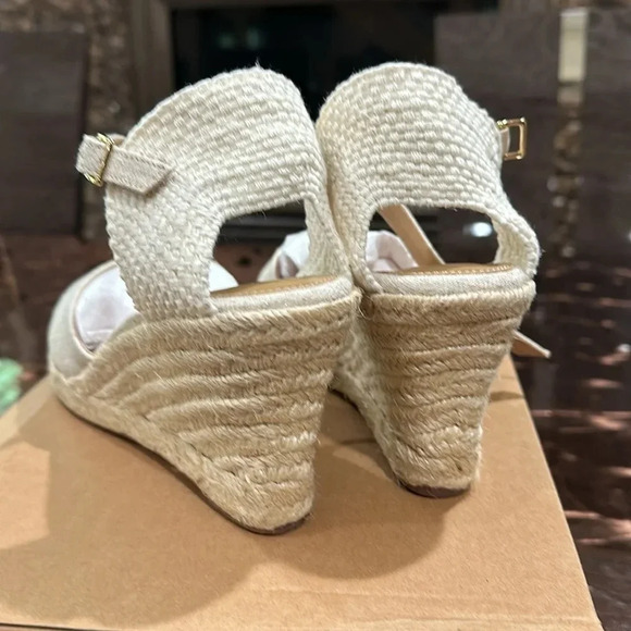 J Crew Round Toe Espadrille Wrap Sandals - Picture 3 of 9
